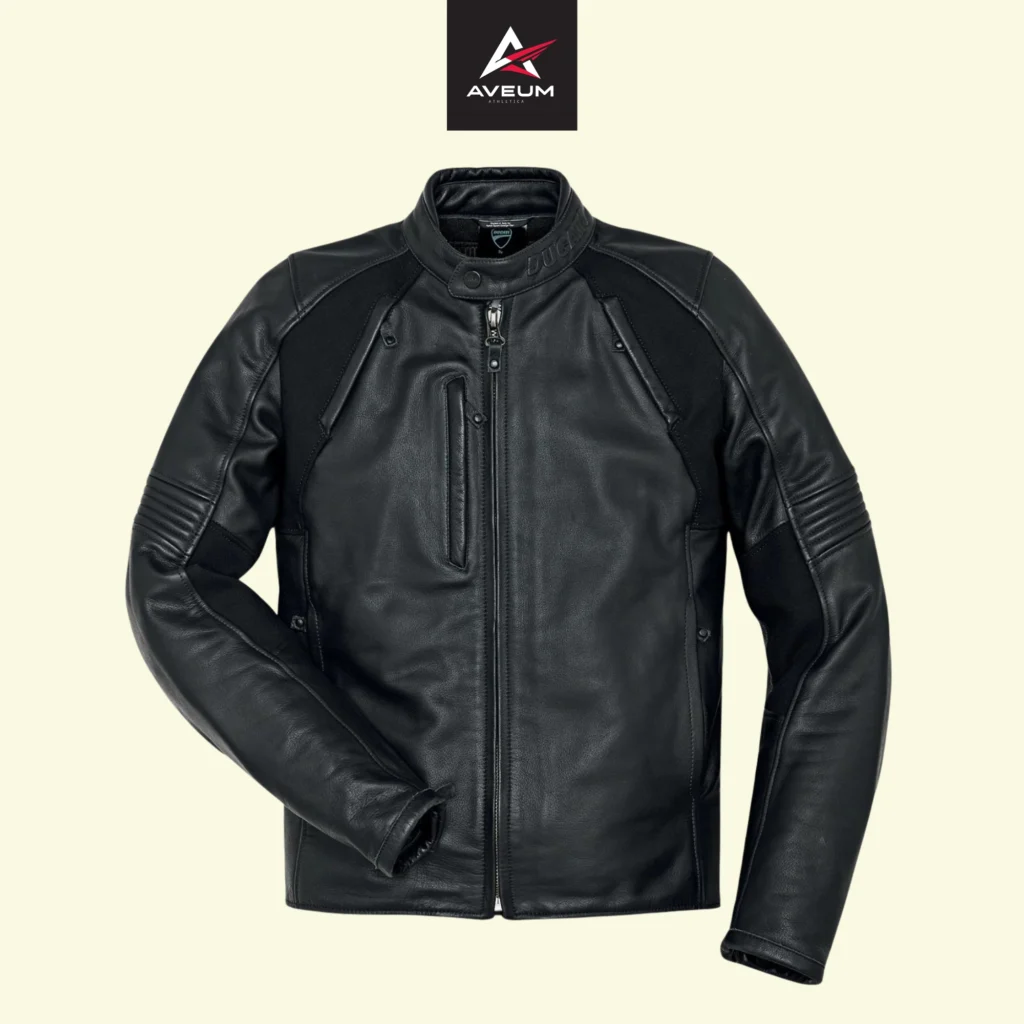 Leather Rider Jacket Black Art#AV 1005