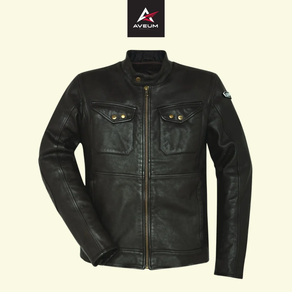 Motorbike Leather Jacket Art#AV 1001