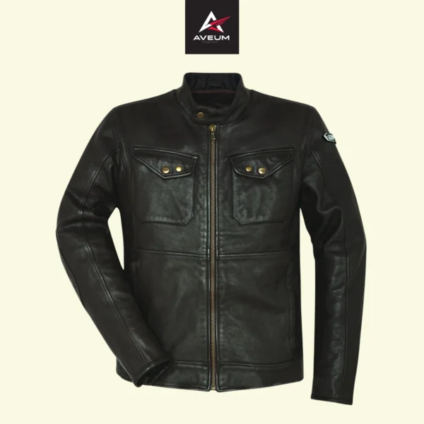 Motorbike Leather Jacket Art#AV 1001