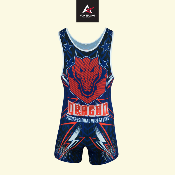 Premium Printed Wrestling Singlet Art# AV1025