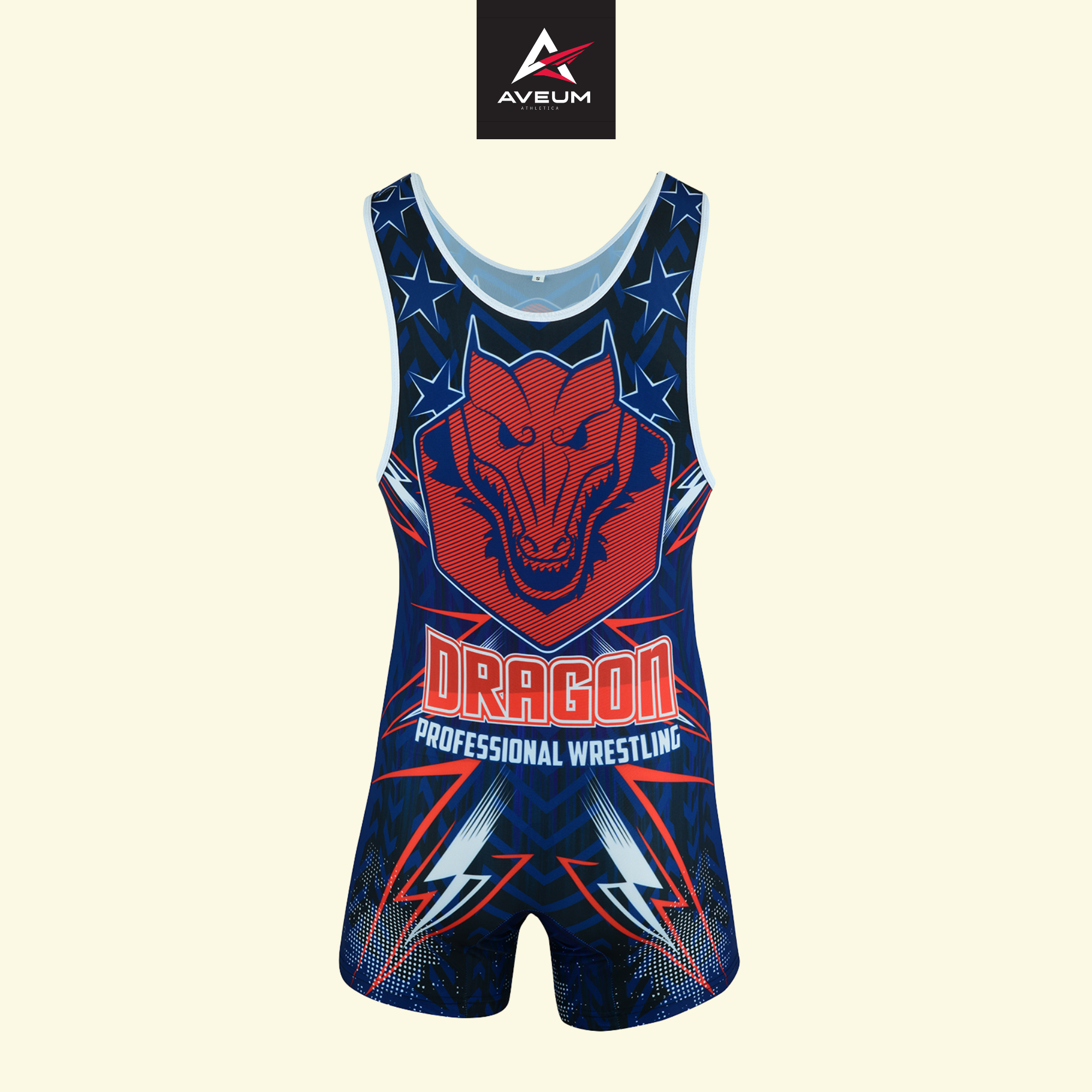 Premium Printed Wrestling Singlet Art# AV1025